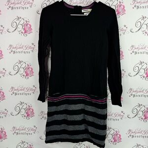 Clements ribeiro portobello dress Stylish Black and Gray Striped  Dress